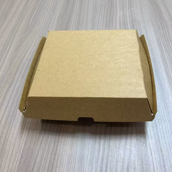 Disposable Food Packing Corrugated Cardboard Brown Paper Box for Hot Dog and Hamburger and Lunch and Burger 10%off~