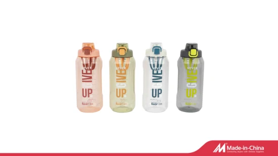 Personnalisé 1100 ml en gros sans BPA logo personnalisé écologique en plastique Tritan PC PP Gym Sports bouteille d'eau